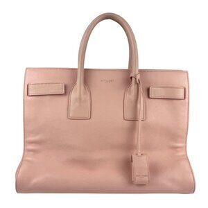 SAINT LAURENT Pink Leather Shoulder Bag
